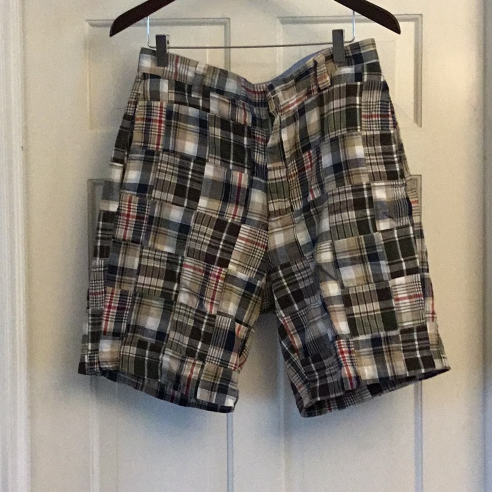 CHAPS plaid shorts, 31” waist